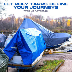 Bâche en polyéthylène PE imperméable et robuste YRH Factory Lona pour le marché américain, <span class=keywords><strong>tissu</strong></span> tissé enduit de PVC, en rouleau - Product Image 6