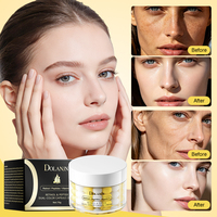 Crème Visage Anti-Âge et Raffermissante OEM 5 Peptides Rétinol Micro Capsules Vitamine E Jour et Nuit 70g