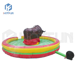 Équipement d'amusement, taureau mécanique, aire de jeux intérieure, petites attractions <span class=keywords><strong>pour</strong></span> <span class=keywords><strong>parc</strong></span> d'attractions, taureau mécanique à vendre - Product Image 3
