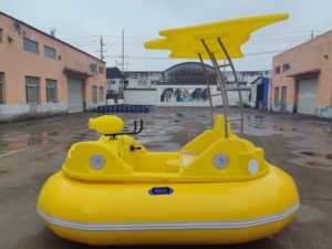 QIQU HDPE incassable et PVC pour adultes et enfants pour lac et <span class=keywords><strong>piscine</strong></span> 24V moteur marin électrique gonflable Aqua pare-chocs bateaux - Product Image 2