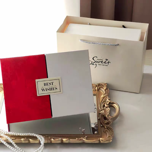 Luxury Book Shaped Cardboard <b>Gift</b> <b>Box</b> Double-Door Magnetic Closure Custom Embossed <b>Wedding</b> & Valentine's Day Cosmetic Packaging - Product Image 4