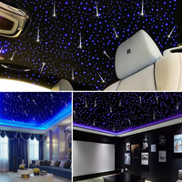 Kits d'éclairage Led Fibre Optique Étoile Filante Lumière Moteur Voiture Fibre Optique Lumière Pour Plafond Décoration
