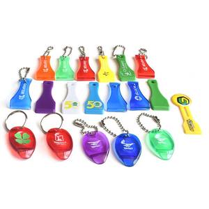 Portachiavi <span class=keywords><strong>Scratcher</strong></span> con Logo personalizzato in plastica - Product Image 2