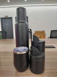 Set de Termo de 25 oz y Mate de 8 oz, 1.0L 1.3L, Botella de Agua de Acero Inoxidable, Set de Mate, Taza Reutilizable Personalizada - Product Image 5