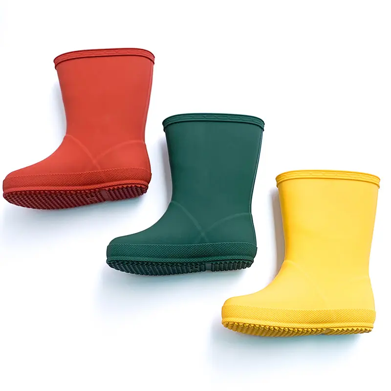 OEM Custom Factory Cheap Rain Boots for Boys Girls Simple Boots Hot Sale Baby Toddlers Unisex Water Shoes