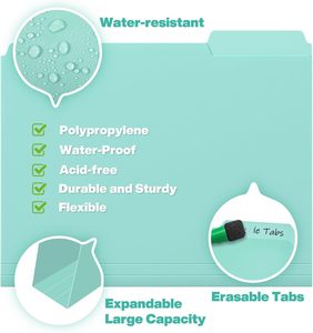 360 độ gấp A4 Pocket văn phòng tập tin Bìa cho các trường học và văn phòng một thuận tiện nộp hồ sơ sản phẩm - Product Image 2