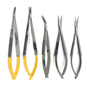 ชุดเครื่องมือผ่าตัดจุลศัลยกรรมทางทันตกรรม 5 ชิ้น ได้รับการรับรองมาตรฐาน CE คุณภาพพรีเมียม ใช้งานด้วยมือ ผลิตจากเหล็กกล้าไร้สนิมเยอรมัน ฆ่าเชื้อได้ นำกลับมาใช้ใหม่ได้ - Product Image 1