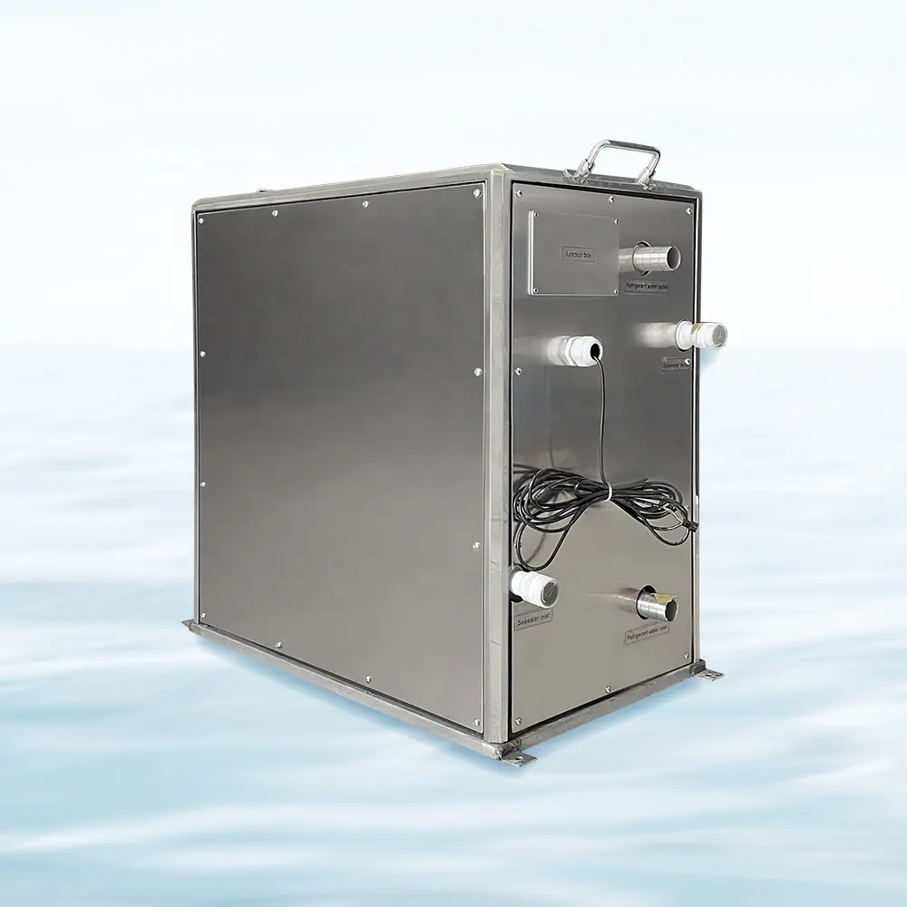 Puuronder 60000 Btu 120000 Btu Watergekoelde Chiller Marine Airconditioner Voor Boot Vloer Staande Schip Jacht Airconditioners