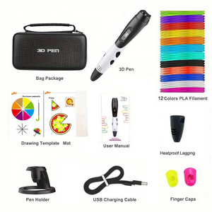 Juego de Bolígrafos 3D Educativos Certificados Profesionales, Bolígrafo de Impresión 3D Automático para Niños, Pantalla LCD, Bolígrafo 3D Hecho de Plástico Duradero - Product Image 6