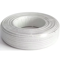 Cable Coaxial RG6 RG59 S-4C-FB de 75 Ohmios, Baja Pérdida, Extensión de Señal de TV, Rollo de 100m 305m 1000m para Ingeniería y Construcción