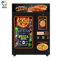 Distributeur automatique de pizza intelligent entièrement automatique de l'usine Shanghai Miracle chauffage rapide pizza congelée avec fonction SDK automatique
