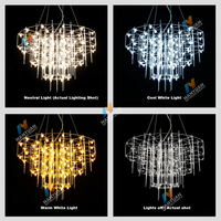 Lustres en cristal, luminaires suspendus pour la maison, lampes de plafond modernes, décoration intérieure, lustres de luxe, luminaires suspendus pour salon