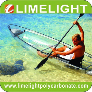 Canoa Irrompible de Plástico, Bote de Policarbonato, Kayak de PC - Product Image 4