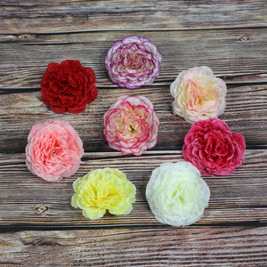 <b>Artificial</b> <b>Flower</b> Carnation <b>Flower</b> <b>Head</b> Gift Box Filling Decoration Styling Home Decoration Mother's Day Gift Silk <b>Flower</b> - Product Image 1