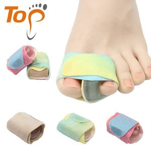 Colorido ajustable día y noche vendaje dedo superposición Hallux Valgus juanete Corrector dedo <span class=keywords><strong>férula</strong></span> dedo separador de doble agujero - Product Image 1