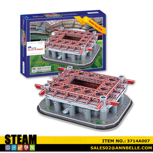Puzzle 3D de Stades de Football Célèbres, Grande Taille, Haute Qualité, Designs Complexes, Clubs de Football du Royaume-Uni, d'Espagne, d'Italie, d'Allemagne - Product Image 6