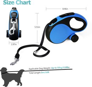 2024 Top Seller Custom Logo Adjustable Automatic Retractable Nylon <b>Dog</b> <b>Leash</b> 3m/5M Wholesale All Seasons Lightweight - Product Image 3