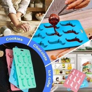 Flexible Heat-Resistant 9-Cavity Silicone Ice Tray Food Grade Dog Shaped Easy Demoulding Super Soft Dachshund for Ice Making - Product Image 5