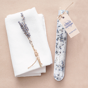 Logo Personnalisé Vente en Gros Sels de Bain de Luxe <span class=keywords><strong>Cristal</strong></span> SPA Cadeau avec Herbes et Fleurs Séchées Naturelles en Tube à Essai en Plastique - Product Image 2
