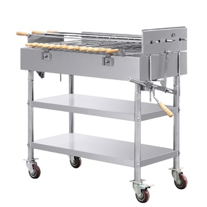 Good Quality Barbecue Portable <strong>Mini</strong> Table Gas Outside Stainless Steel Barbecu Chicken Rack <strong>Grill</strong> Outdoor Rotisserie Bbq - Product Image 4