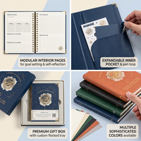 Diario di Preghiera a Spirale con Logo Personalizzato, Copertina Rigida con Stampa in Lamina d'Oro, Quaderno per Studio Biblico Cristiano, Regalo Personalizzato per la Fede