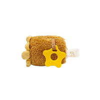 3 styles de porte-clés ronds en peluche animale, adorables breloques de sac en forme de lion, tigre, singe, mini animaux en peluche avec rembourrage en coton PP