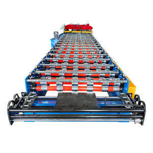 آلة صنع بلاط السقف الأوتوماتيكية طراز 800 الأكثر مبيعًا مع تحكم PLC ومحرك وصندوق تروس ومضخة - Product Image 5