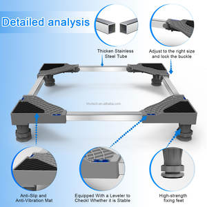 Support de lave-linge en gros d'usine, base réglable, support de réfrigérateur, support inférieur - Product Image 6