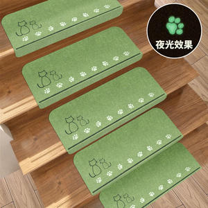 แผ่นรองบันไดแบบญี่ปุ่น ทำจาก PVC ไม่ต้องใช้กาว แผ่นกันลื่นสำหรับบันได แผ่นรองเท้าแบบ<span class=keywords><strong>ติด</strong></span>เองสำหรับใช้ในบ้าน - Product Image 3