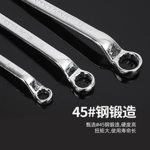 ประแจหกเหลี่ยมสองด้าน แบบกล่อง  ขนาดเมตริก  ปากเรียบ  ชุบโครเมียม  เหล็ก 45  เครื่องมือซ่อมรถยนต์ ขายส่งจากโรงงาน - Product Image 3