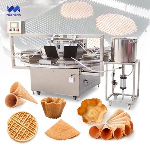 Outil de formage de cônes à <span class=keywords><strong>biscuits</strong></span>, machine à gaufres à gaz entièrement automatique, machine à rouleaux à gaufres, machine à faire des glaces Stroop - Product Image 1