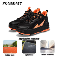 Patins à Roues Amovibles PONERAIT Garçons et Filles, Nouveaux Baskets à 4 Roues pour Plaisir du Skate