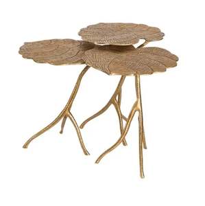 Table à vin de luxe élégante de couleur or, faite à la main, style moderne, table d'appoint en métal pour meubles de maison - Product Image 6