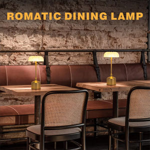 त्रिकोमेटिक डिमिंग आई-केयर टच कंट्रोल ने लिविंग रूम की सजावट के लिए कॉर्लेस टेबल लैंप बैटरी-संचालित बेडसाइड लैंप - Product Image 2