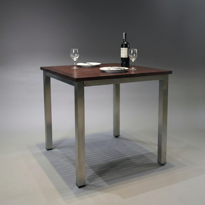 Modern Design Eucalyptus Wood Dining <b>Table</b> With Steel Legs For Hotels And Restaurants - Product Image 1