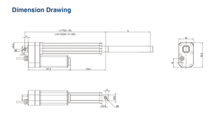 JC35W5 12V/24V 300MM Stroke up Down Electric Industrial <strong>Linear</strong> <strong>Actuator</strong> for Automatic Door and Window - Product Image 4