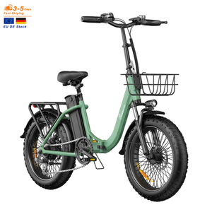 Vélo électrique à pneus larges LOOKRUN U20 20 pouces, stock UE, OEM ODM, logo personnalisé, 36V 15.6Ah, avec porte-bagages avant et arrière, livraison rapide - Product Image 1