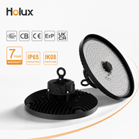 Luminaria LED UFO High Bay de Fábrica, IP65 IK08, 5000K, CCT Único, 200 lm por W, Lente de PC Liteon 5050, Garantía de 7 Años, 120W 150W 200W