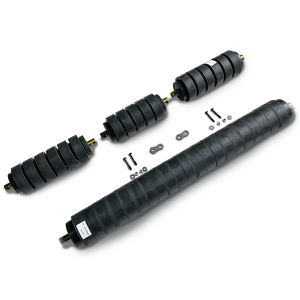 ลูกกลิ้งอัดสารเคลือบผิวยางสำหรับสายพานลำเลียงลูกกลิ้งสำหรับงานหนัก - Product Image 6