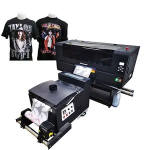 מסחרי Tshirts הדפסת מכונה באופן מלא אוטומטי Imprimante יוצקים חולצה נייר Dtf מדפסת