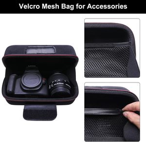 Estuche para Cámara DSLR EOS <span class=keywords><strong>Rebel</strong></span> <span class=keywords><strong>T7</strong></span>/R100/R50V/T6/R8/R10/RP/SL3/T100, Material EVA, Cierre de Cremallera, Diseño Duradero, Correa para el Hombro - Product Image 4