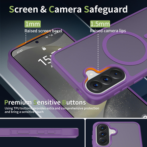 Funda Mate Premium para <span class=keywords><strong>Samsung</strong></span> A57, 2400G Magnética Antihuellas, Carcasa Protectora a Prueba de Golpes de PC+TPU - Product Image 3