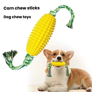 Giocattoli per Animali di Alta Qualità, Giocattolo da Masticare per Cani a Forma di Mais in TPR Ecologico, Prodotti per Animali Domestici, Giocattolo Interattivo per Cuccioli, Accessori per Cani - Product Image 1