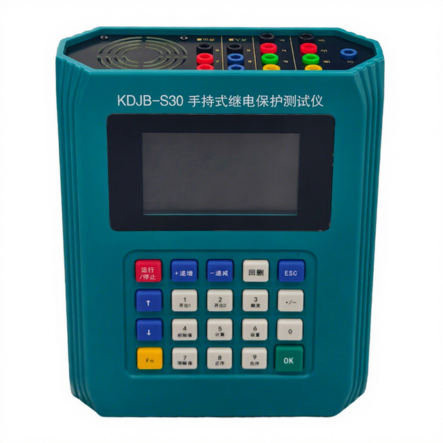 Fault Simulation Handheld 3 Phase Relay Protection Tester Secondary Injection Tester for Grid Railway Petrochemical