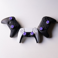 Thumbsticks pour manette, toucher confortable, pour manette PS5/4 Xbox SWITCH Pro, 1 taille haute, 1 taille moyenne