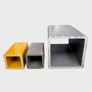 Tubo Cuadrado de Fibra de Vidrio, Sección Hueca, No Conductivo, FRP Dieléctrico para Plantas de Energía y Procesos de Moldeo de Estructuras de Servicios Públicos - Product Image 1