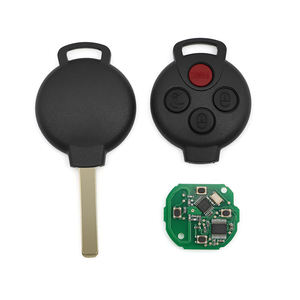 Clé télécommande auto noire 4 boutons 315 MHz puce <span class=keywords><strong>46</strong></span> KR55WK45144 lame vierge non coupée de remplacement pour serrurier, clé de voiture, télécommande de véhicule - Product Image 1