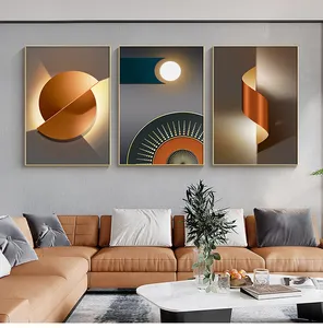 Arte Abstracto de pared para sala de estar, imágenes
