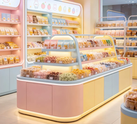 Vitrine de présentation Nakajima pour bijoux créatifs et tendance, idéale pour les magasins de snacks haut de gamme et les animaleries