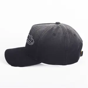 China Manufacturer Fashion Custom 5 panel Design baseball Hat Men hats and Hat With Embroidery Logo